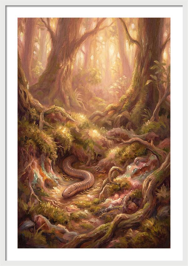 Caecilian In The Forest
