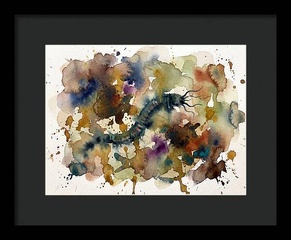 Caecilian In Watercolor