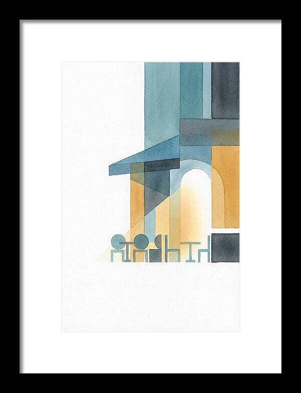 Caf Minimalist Scene