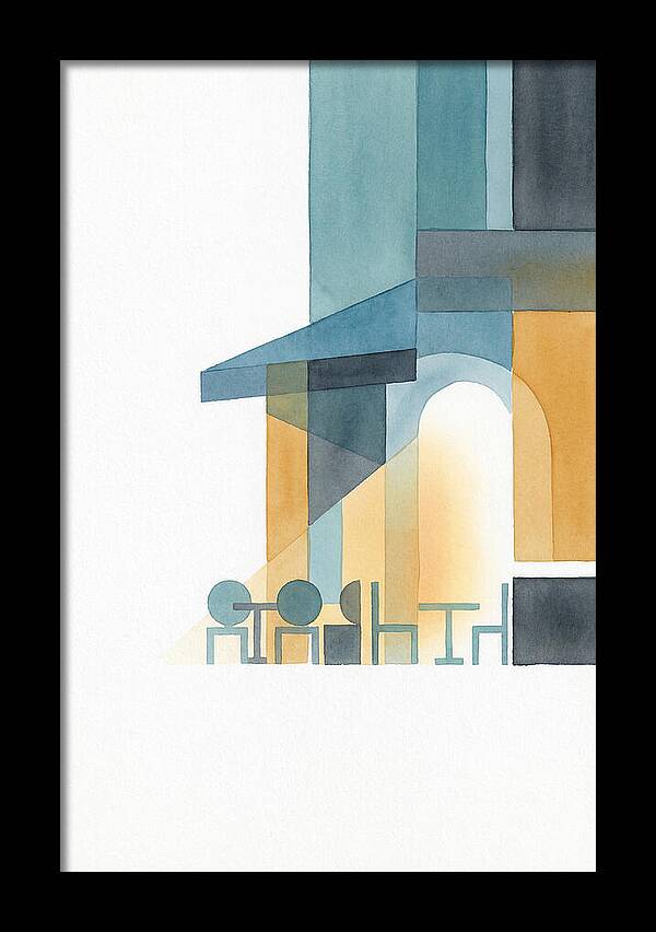 Caf Minimalist Scene