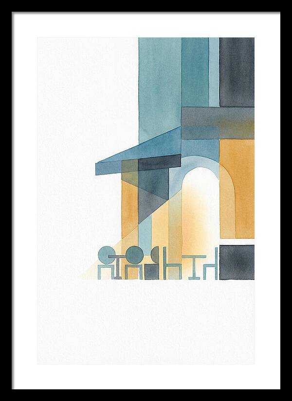 Caf Minimalist Scene