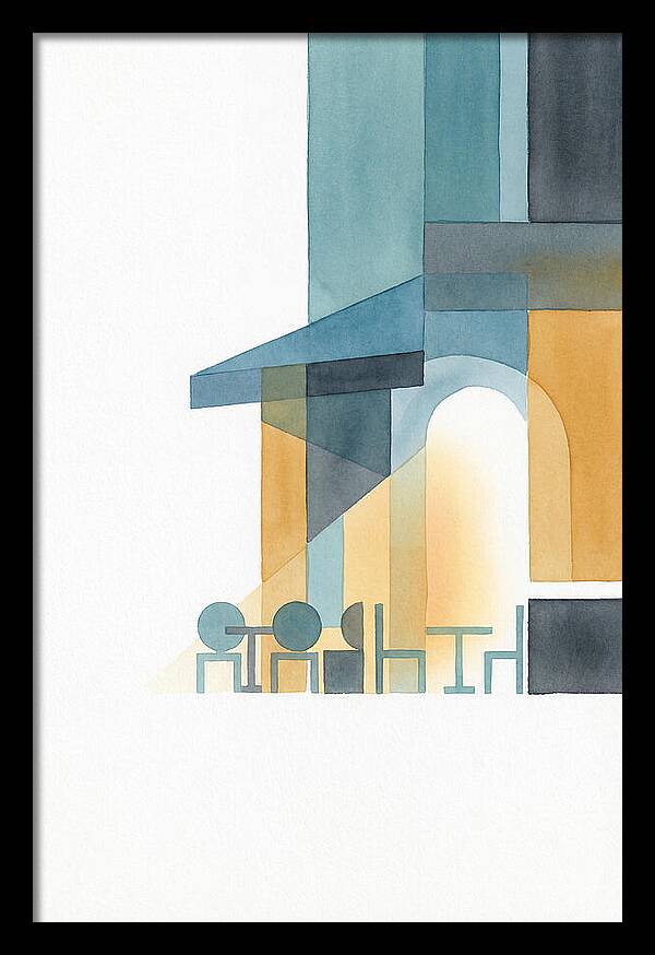 Caf Minimalist Scene