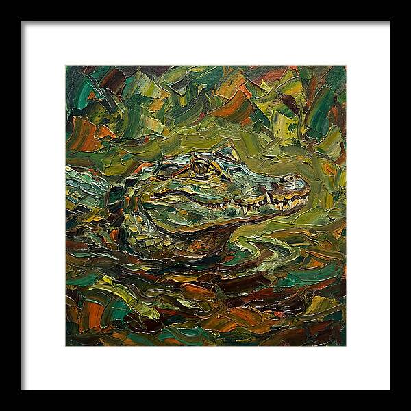 Caiman Among The Greens