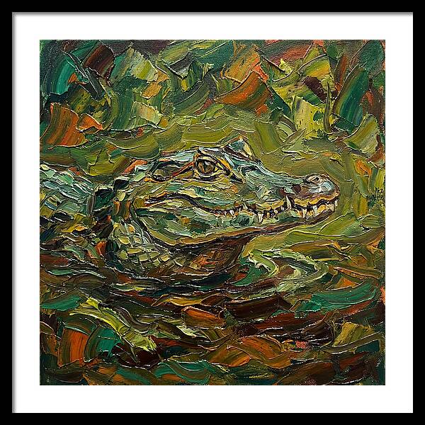 Caiman Among The Greens
