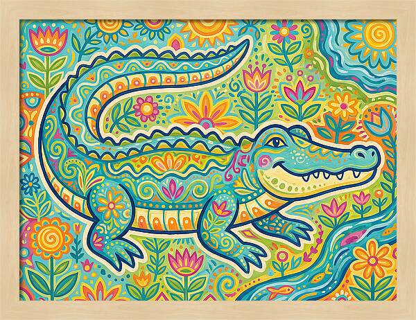 Caiman Folk Art