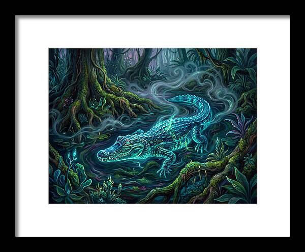 Caiman In Enchanted Forest