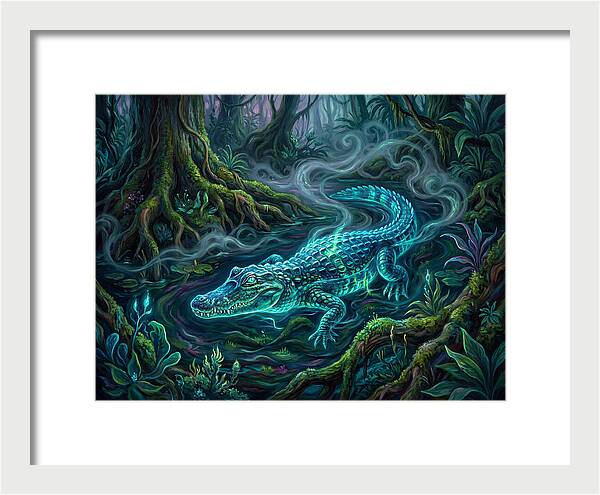 Caiman In Enchanted Forest