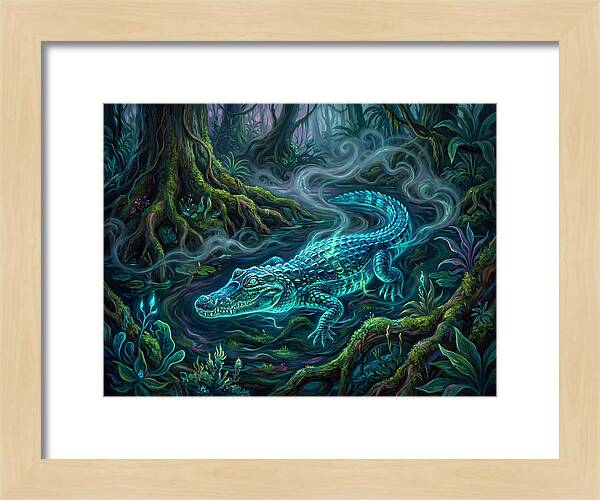 Caiman In Enchanted Forest
