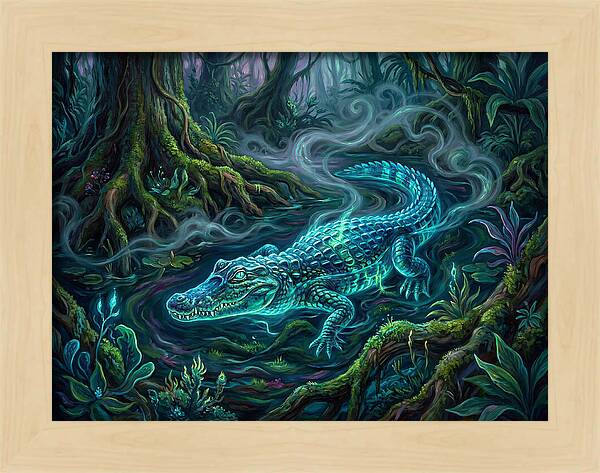 Caiman In Enchanted Forest