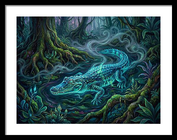 Caiman In Enchanted Forest