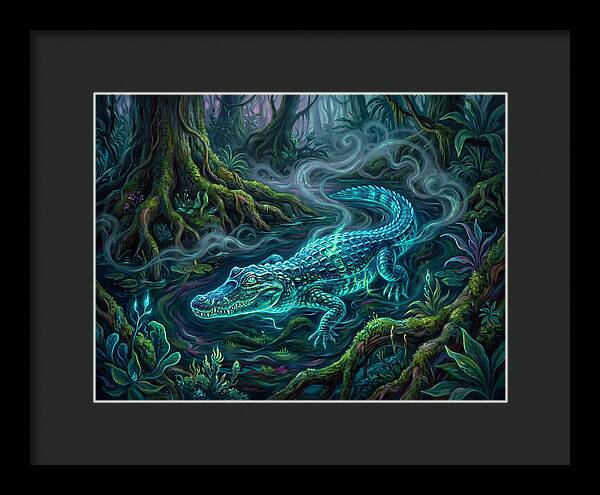 Caiman In Enchanted Forest