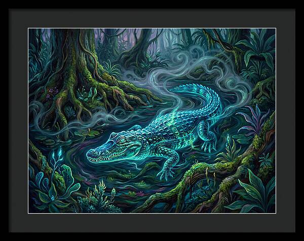 Caiman In Enchanted Forest