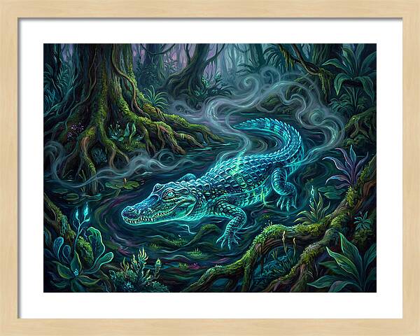Caiman In Enchanted Forest