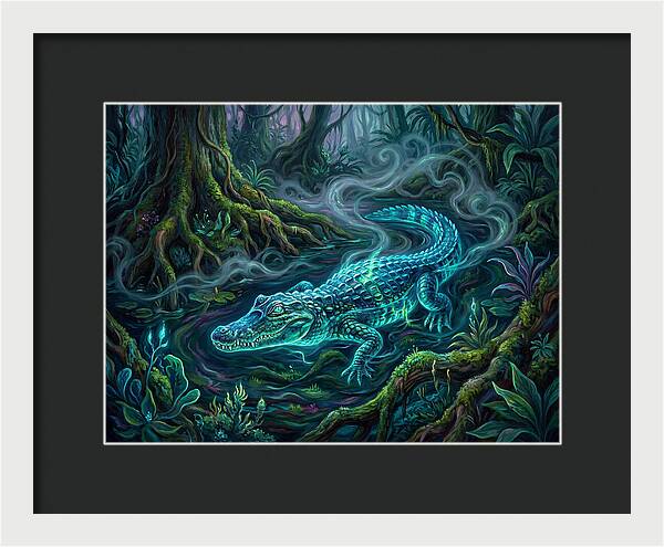 Caiman In Enchanted Forest