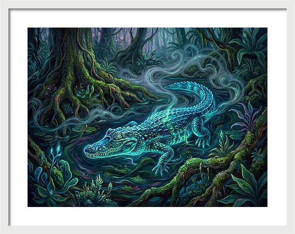Caiman In Enchanted Forest