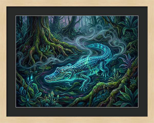 Caiman In Enchanted Forest