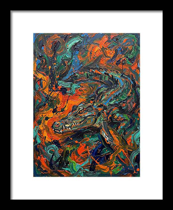 Caiman In Vibrant Chaos