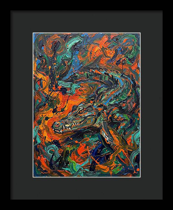 Caiman In Vibrant Chaos