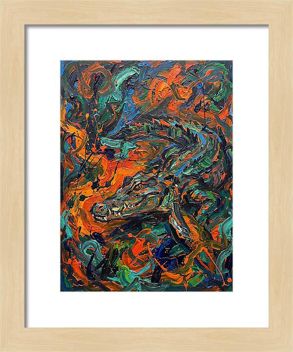 Caiman In Vibrant Chaos
