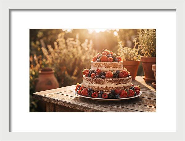 Cake With Fresh Berries