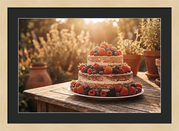 Cake With Fresh Berries