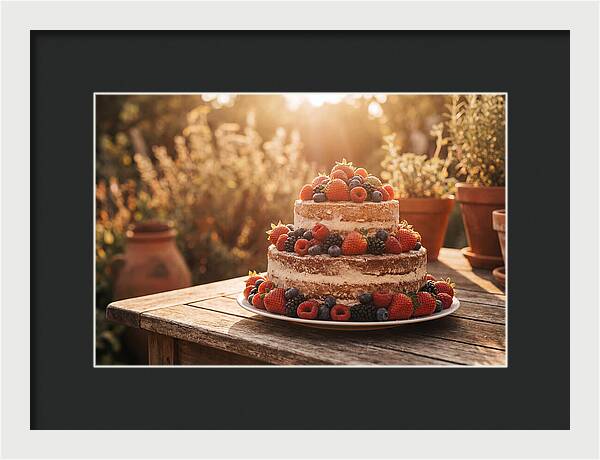 Cake With Fresh Berries