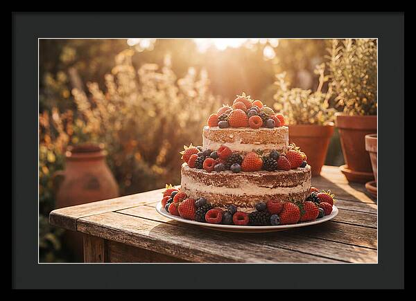 Cake With Fresh Berries