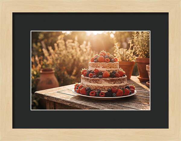 Cake With Fresh Berries