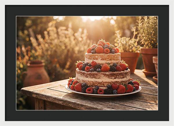 Cake With Fresh Berries