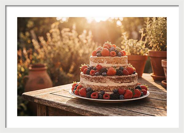 Cake With Fresh Berries