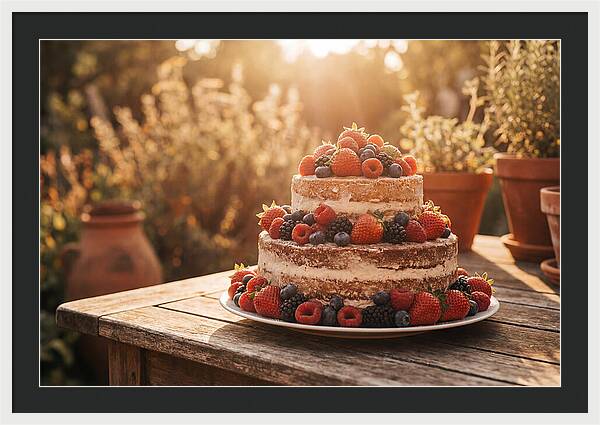 Cake With Fresh Berries
