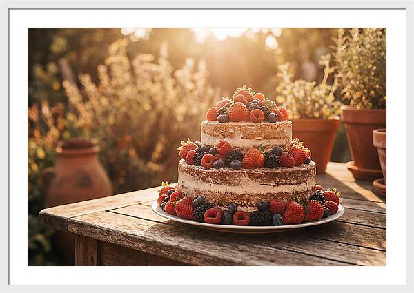 Cake With Fresh Berries
