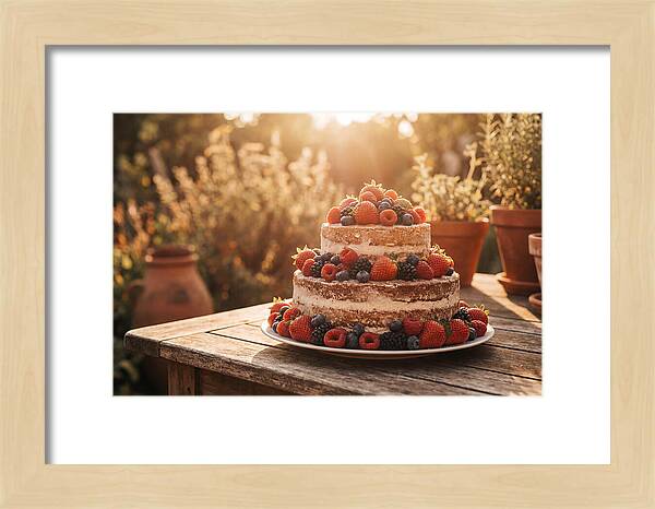 Cake With Fresh Berries
