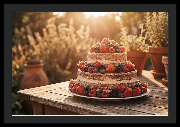 Cake With Fresh Berries