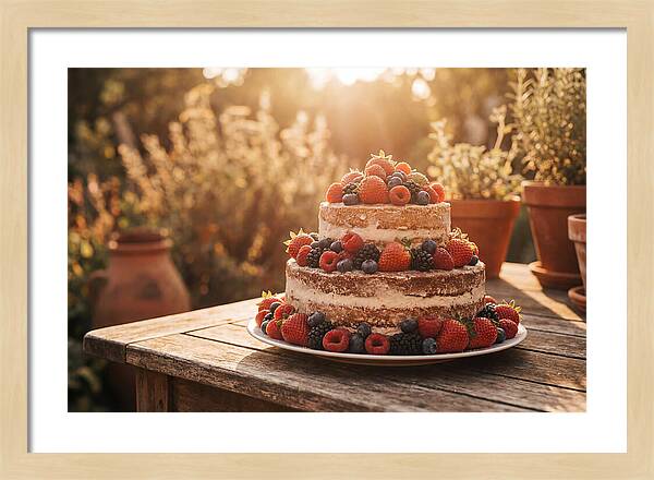 Cake With Fresh Berries