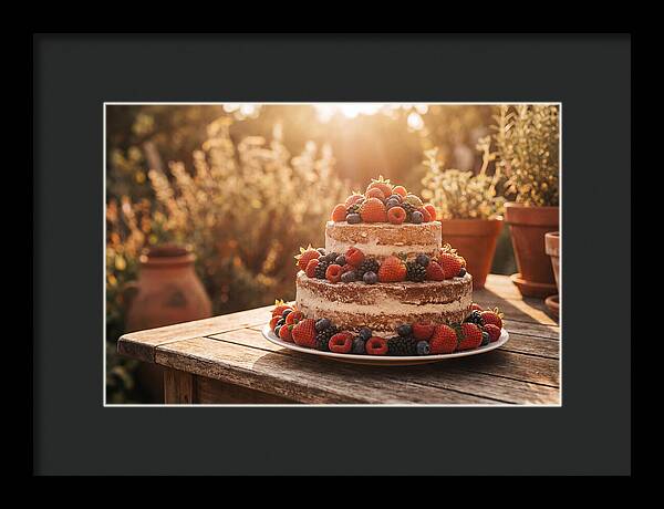 Cake With Fresh Berries