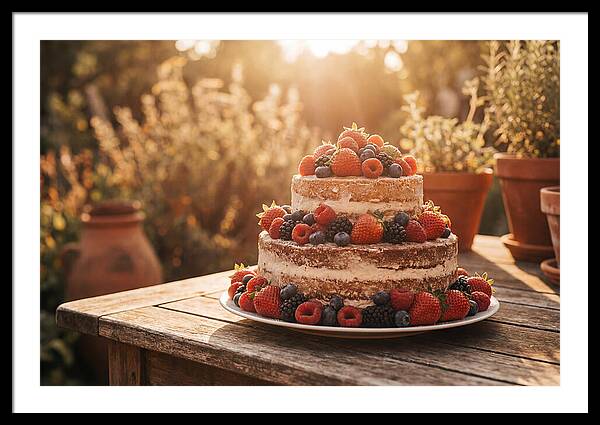 Cake With Fresh Berries