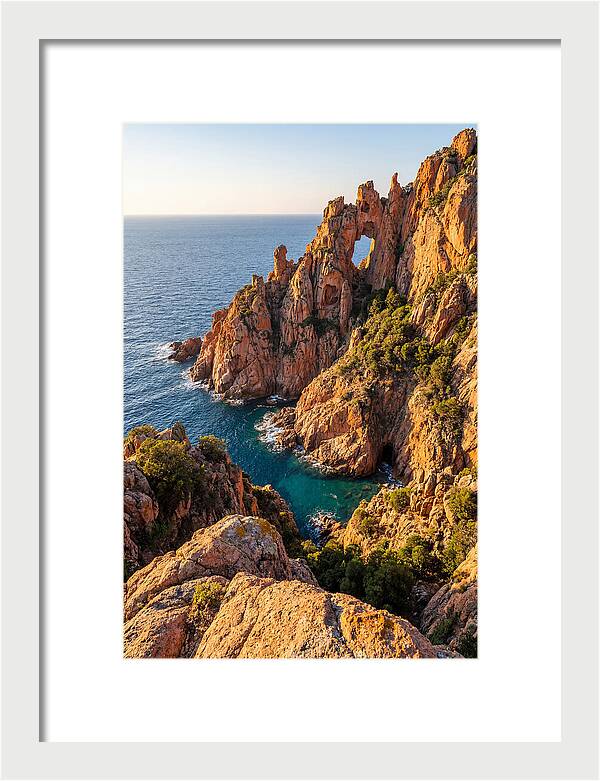 Calanques De Piana At Golden Hour