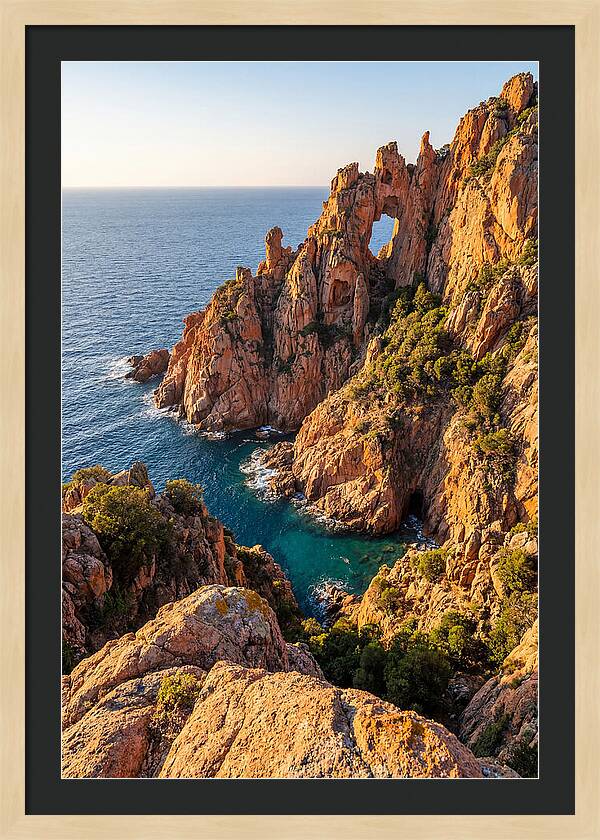 Calanques De Piana At Golden Hour