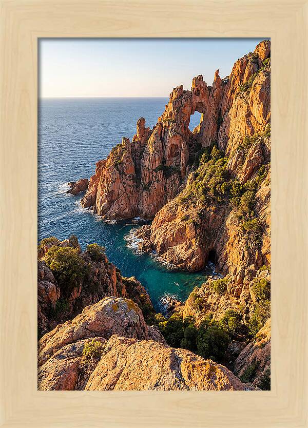 Calanques De Piana At Golden Hour