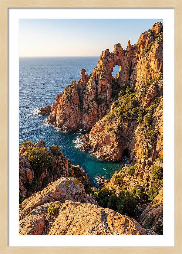Calanques De Piana At Golden Hour