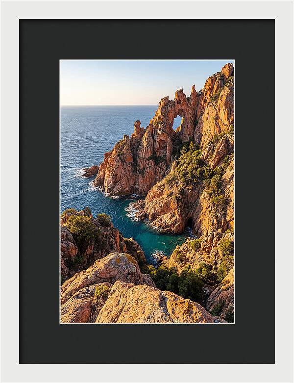 Calanques De Piana At Golden Hour