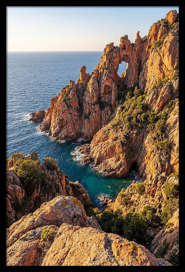 Calanques De Piana At Golden Hour