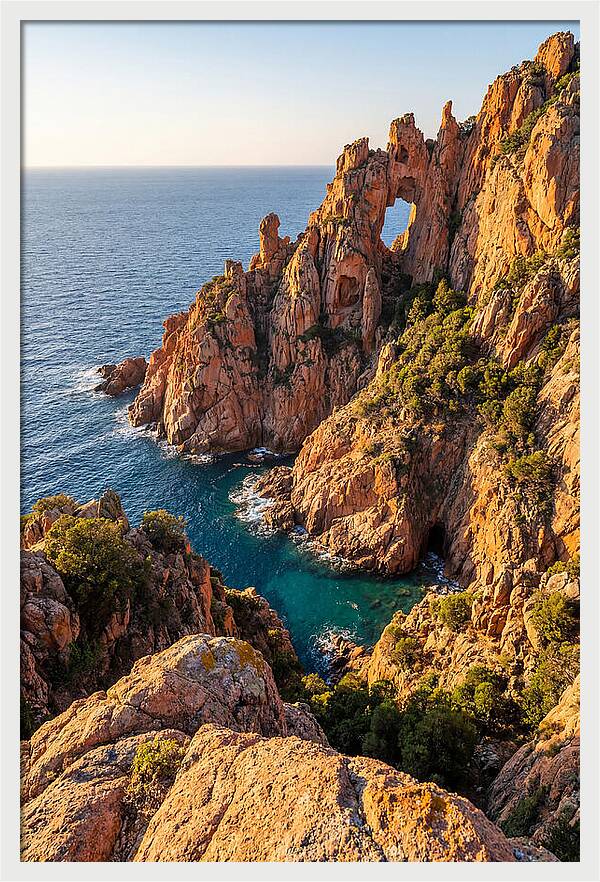 Calanques De Piana At Golden Hour