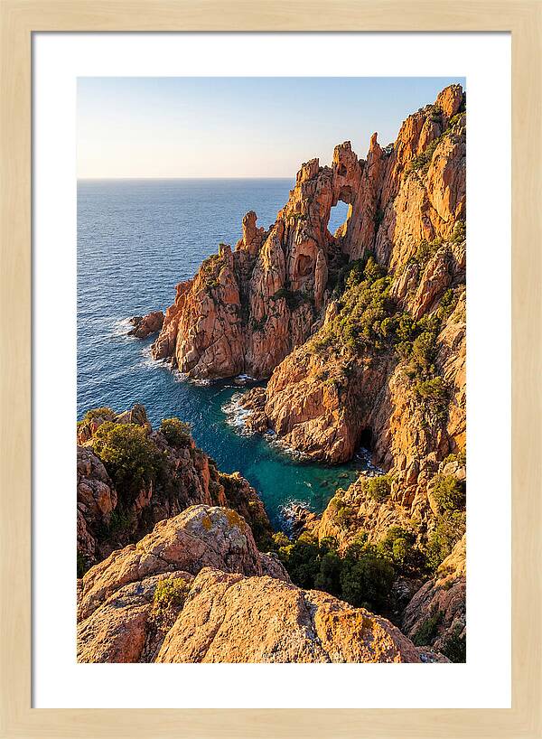 Calanques De Piana At Golden Hour