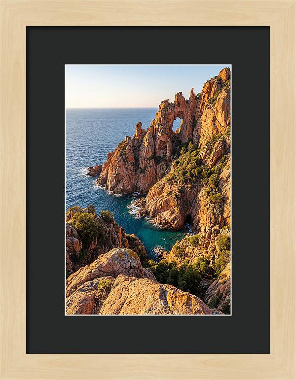 Calanques De Piana At Golden Hour