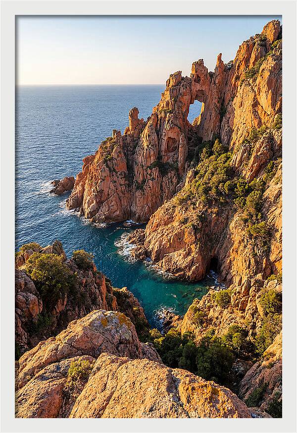 Calanques De Piana At Golden Hour