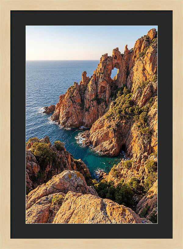 Calanques De Piana At Golden Hour