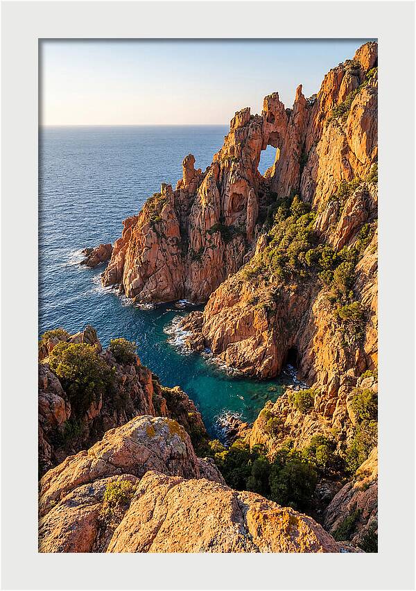 Calanques De Piana At Golden Hour