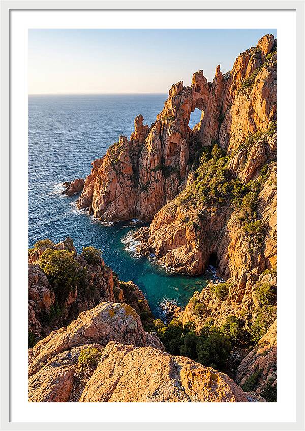 Calanques De Piana At Golden Hour